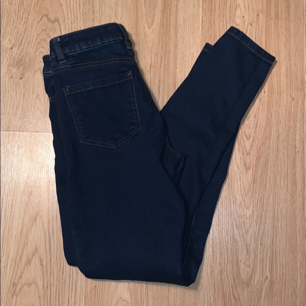 Dark blue skinny jeans